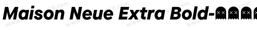 Maison Neue Extra Bold字体转换